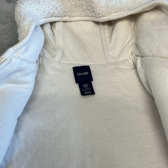 3-6M Sherpa fleece GAP jacket - Picture 2 of 3